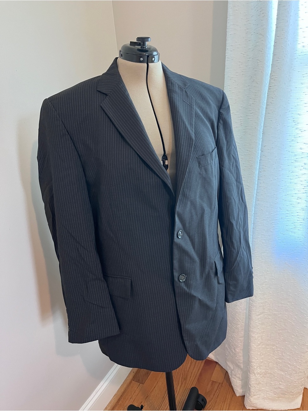 Jos. A. Bank Men's Charcoal Pinstripe Suit Jacket